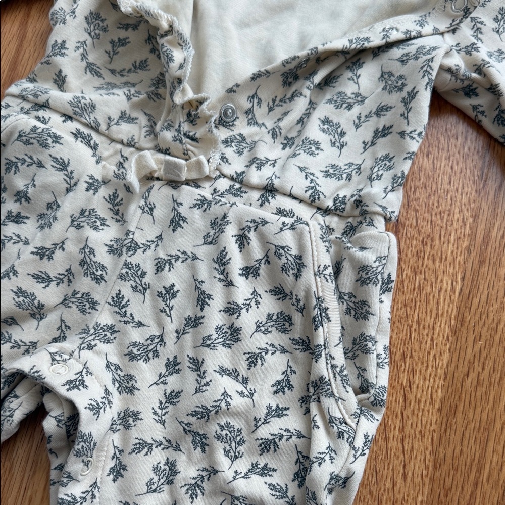 Colored Organics Floral Baby Jumpsuit - Picture 3 of 5